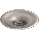 Lavinia Vessels Glass Circular Vessel Bathroom Sink