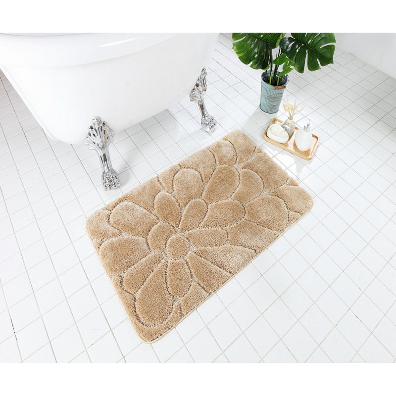 Cheadle Non-Slip Bath Rug, Beige