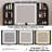 Vanity Desk & Power Outl, Makeup Vanity With Glass Table Top, With 22.45" Hd Lighted Mirror, Makeup Table With 9 Drawers, Vanity Table With Chair,vanity Set 3 Lighting Modes Brightness Adjustable-88836868