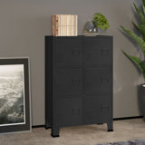 Chirata vidaXL Storage Chest, Metal Storage Cabinet, Metal Handle