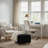 Stretchy Slipcover for Ottoman - Easy to Clean & Durable - Comfort Collection-357096372-379467342
