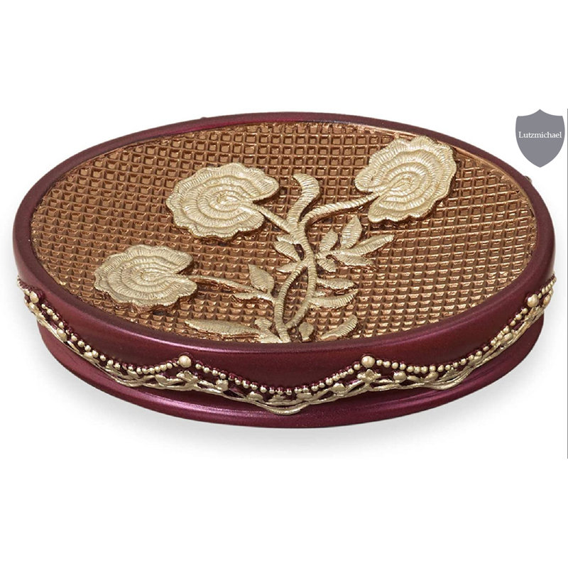 Porte-savon Shehan Ombre Rose, Brun / bourgogne