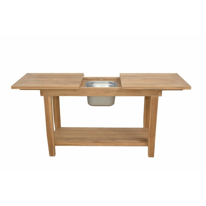 Nautilus Rectangular Teak Outdoor Buffet & Console Table