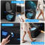 Toilettes intelligentes noires BCANHOME avec bidet avancé et couvercle à ouverture automatique, consommation d'eau de 1000 g, siège chauffant à fermeture douce, double chasse d'eau automatique de 1,28 gallons, fonction massage nettoyante, lavage/séchage à eau chaude, télécommande