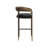 Zanatta Barstool - Charcoal Black Leather-106888468-106888467