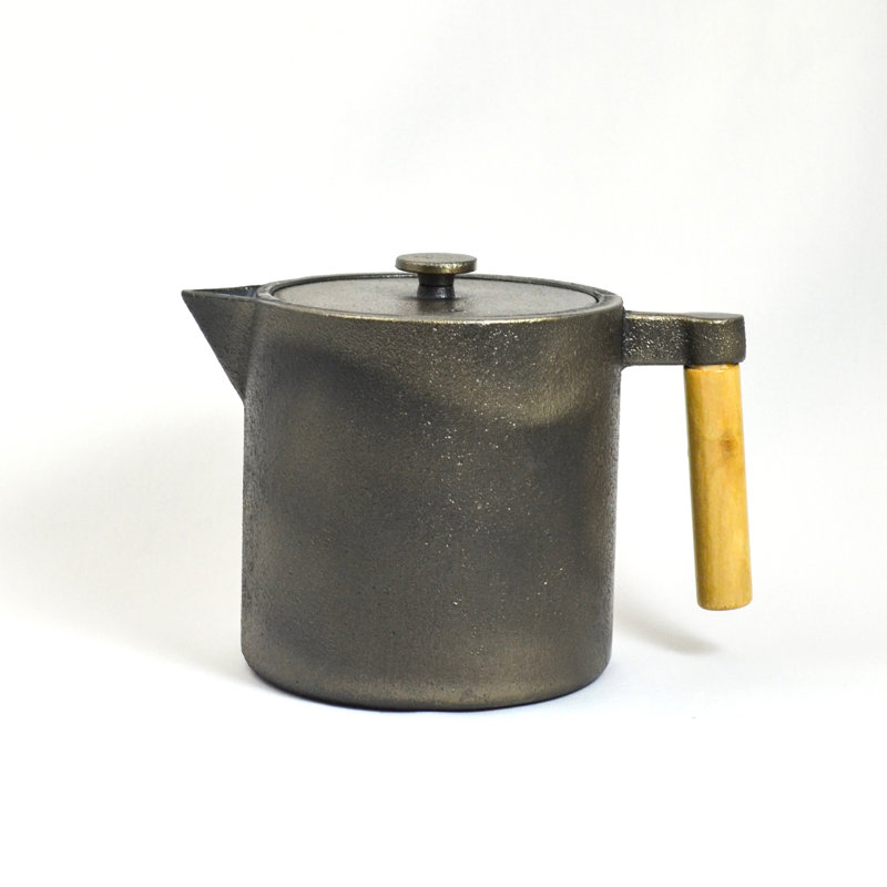 Ebern Designs Bronstein 0.9ml Solid Colour Teapot, Iron