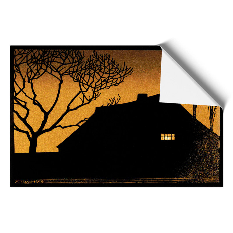 Winter Evening by Julie de Graag - Frameless Print, 30cm H x 42cm W x 0.1cm D