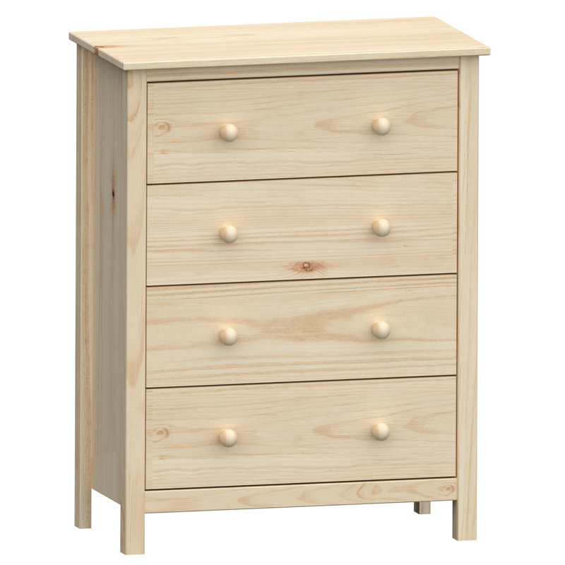 Commode 4 tiroirs Montauk, Non fini