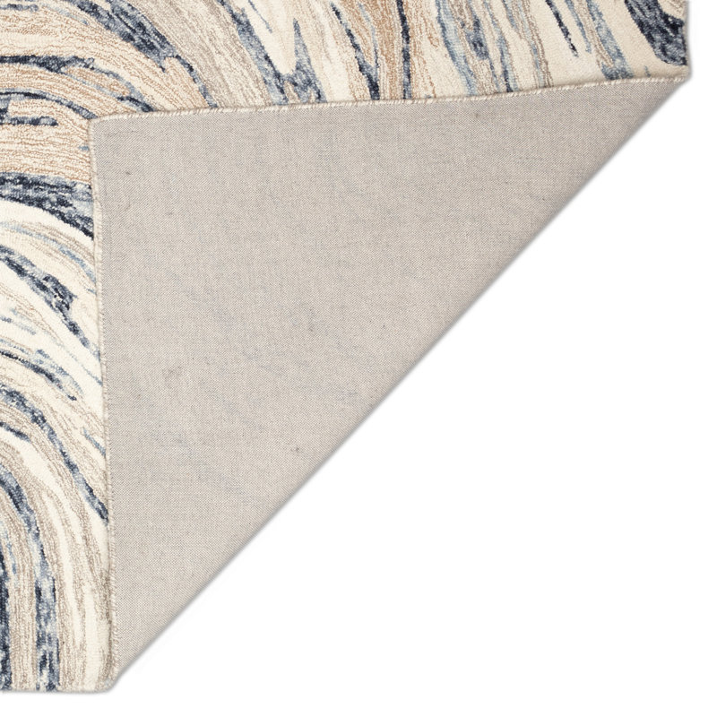 Tapis d'intérieur Abidemi Big Wave, Rectangle 3 pi 6 po x 5 pi 6 po