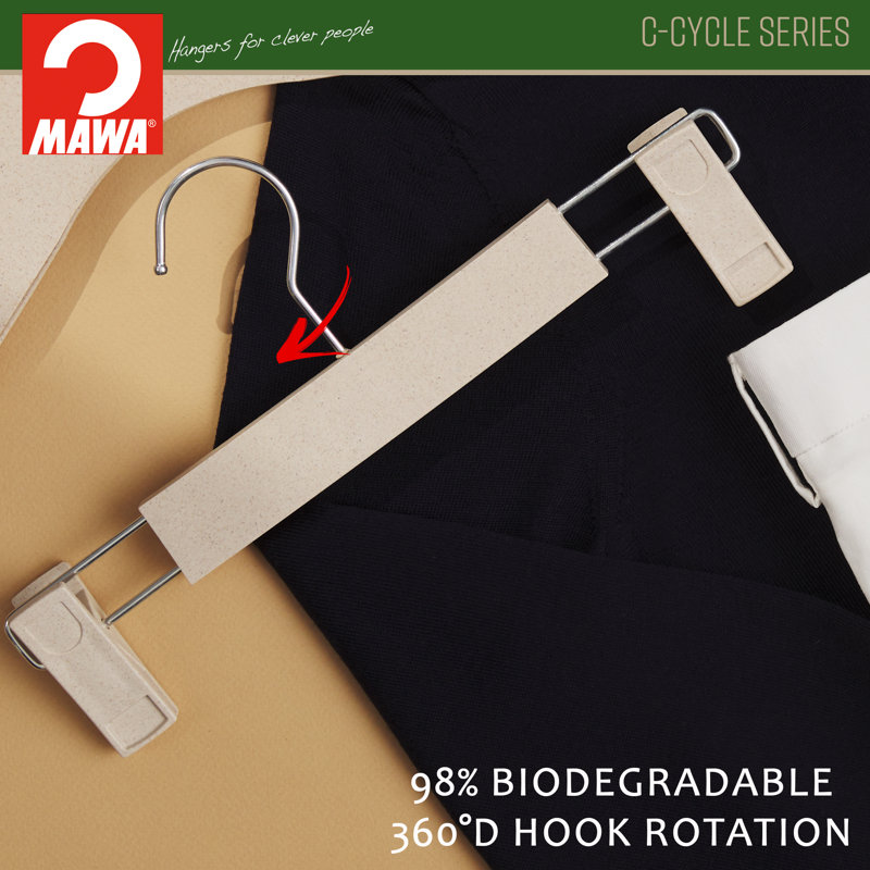 Cintre en plastique pour accessoires, Brun clair