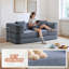 Canapé-lit, canapé compressé, canapé-lit convertible avec coussin convertible, stabilité accrue de la structure, canapé-lit confortable, pour la chambre à coucher du salon-992083761