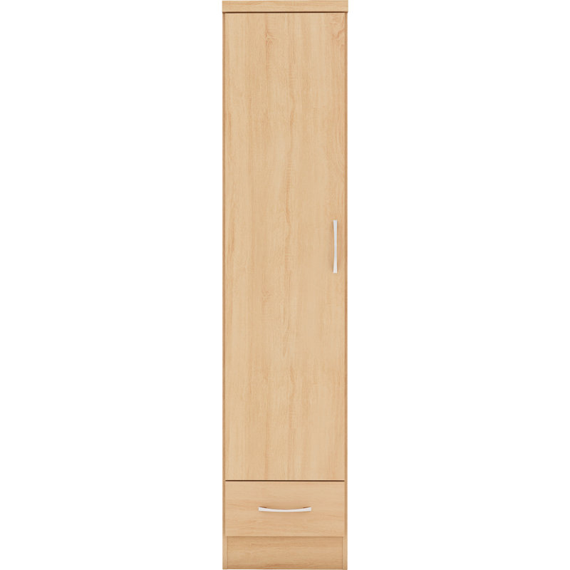 Cascio 1 Door Wardrobe, Natural