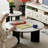 Modern creative rock plate coffee table