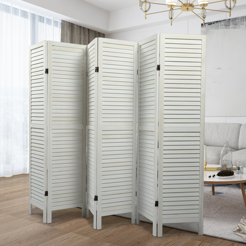 Cloison pliante Windermere Sycamore, Blanc vieilli, 6