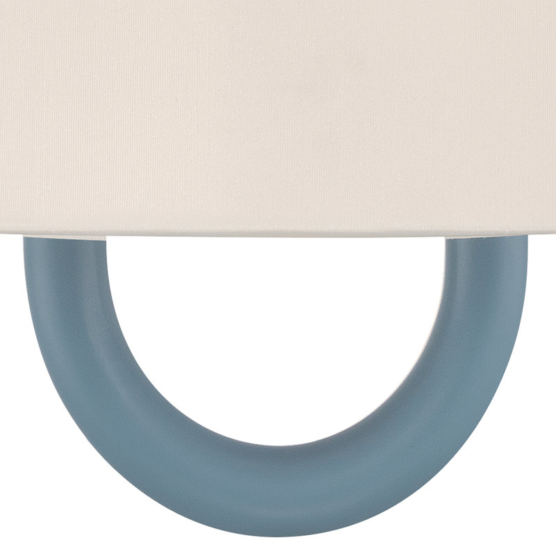 Alveston 11.75'' Vibrant Gold + Blue Sconce, Blue