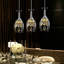 Luminaire suspendu cylindrique pour îlot de cuisine 3 lumières Alany