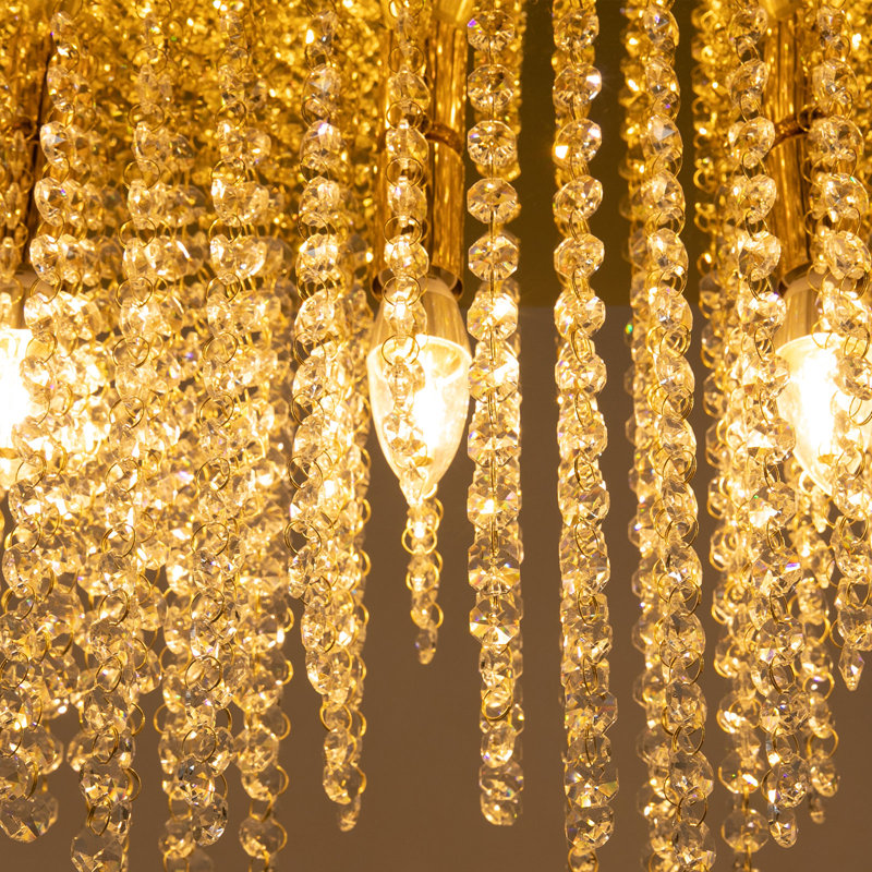 Johnroe 7 - Light Gold Crystal Pendant