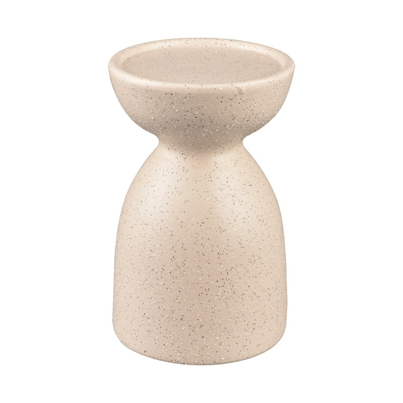 Corre Candleholder - Small, 6.75" H x 4.25" W x 4.25" D