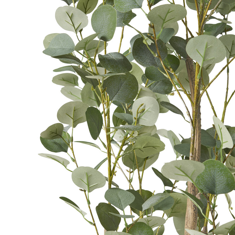 Aanya Faux Eucalyptus Tree in Pot, 59" H x 23" W x 23" D
