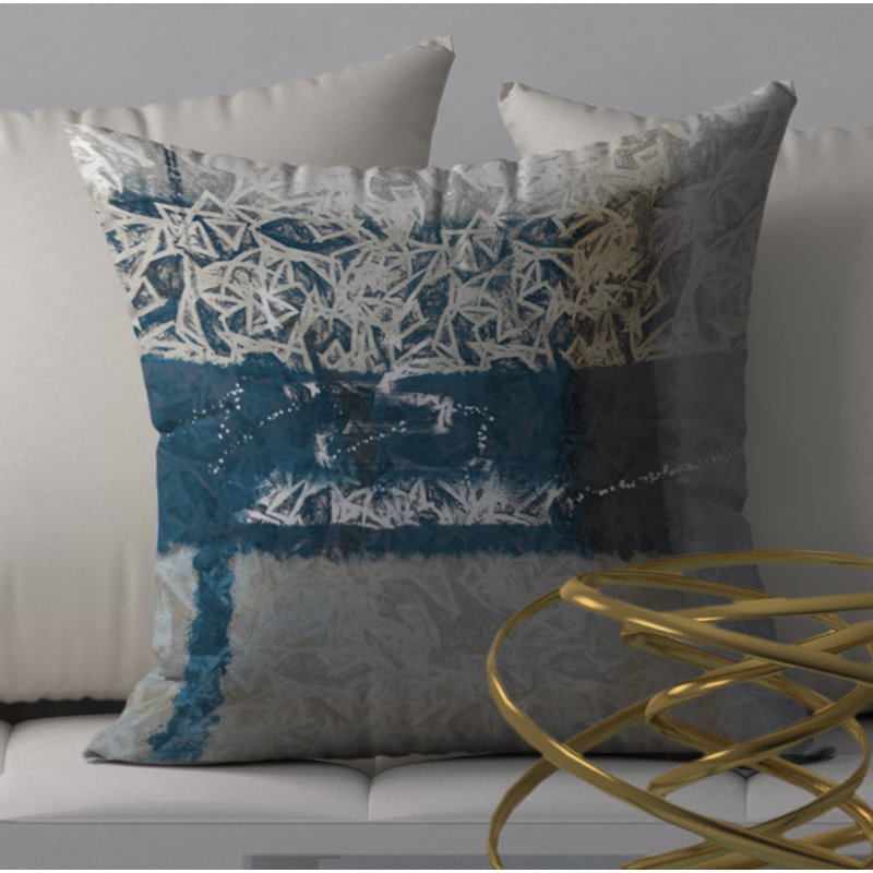 Housse et insert de coussin carré inégalé, 24" X 24"