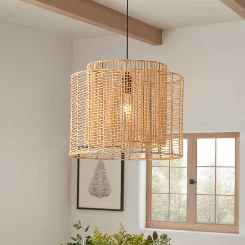 Luminaire suspendu moderne de style campagne moderne, luminaire suspendu minimaliste Boho pour le salon, le couloir et la chambre à coucher