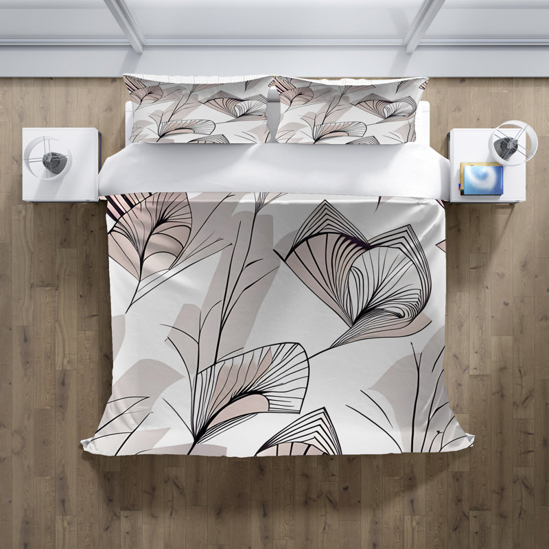 Abstract Duvet Cover, King Duvet Cover + 2 King Shams