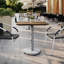 Plateau de table 24 po x 30 po sans soudure toutes saisons avec base-2012621652