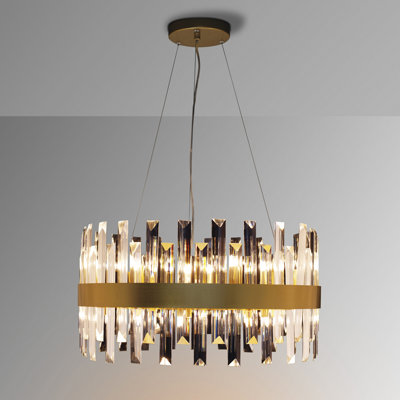 Aizleigh 14 - Light Drum LED Chandelier