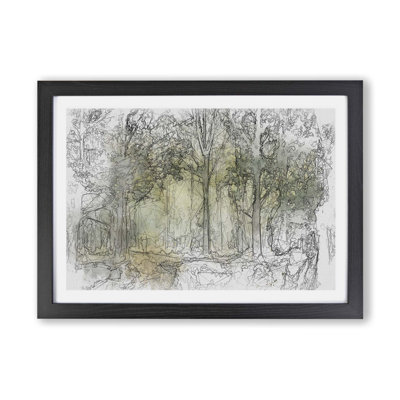 View Of The Forest In The Spring - Single Picture Frame Painting