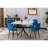 Modern White Square Table For Dining, 38.6" , Iron Legs, Easy To Clean & Assemble, Space Saving Conference Table, And Iron, Assemble-1015647764