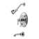 Nuvo Fusion Pressure-Balanced Tub and Shower Faucet with Rough-in Valve