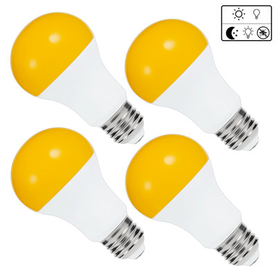 6 Watt, A19 LED, Non-Dimmable Light Bulb, Warm White E26/Medium (Standard) Base