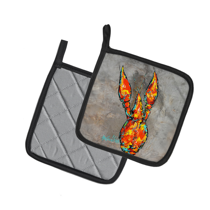Caroline's Treasures Martin Welch New Artwork Polyester Potholder Set