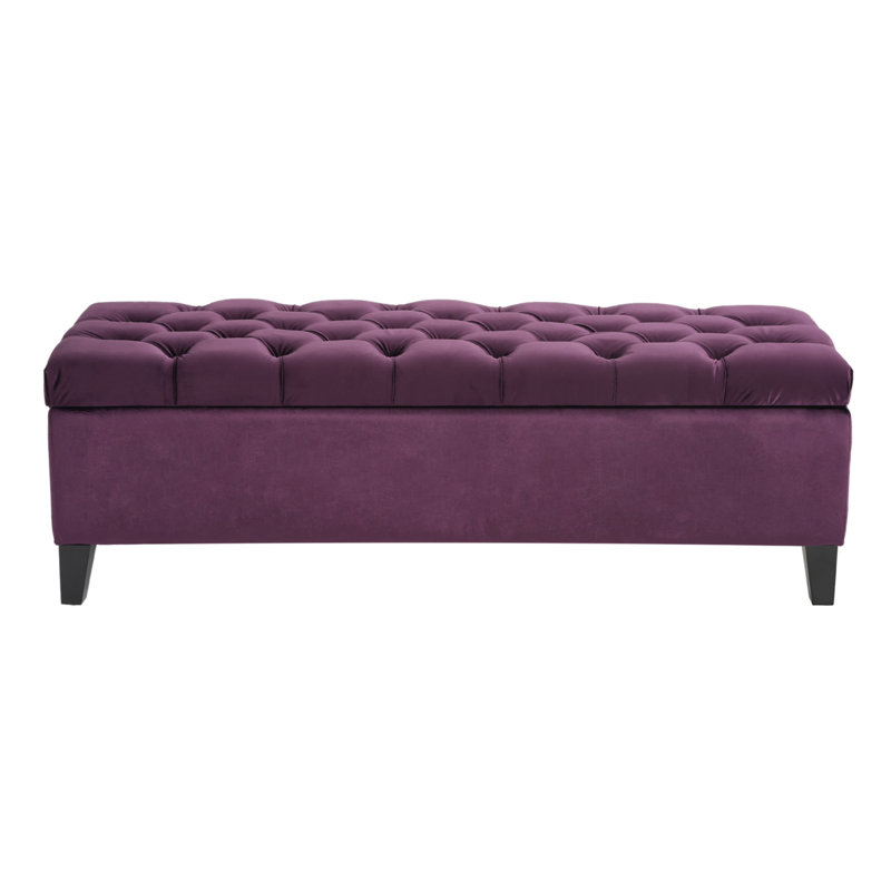 Repose-pieds avec rangement Glouster, Mauve