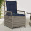 Chaise de patio inclinable grise et bleu marine-1780827689