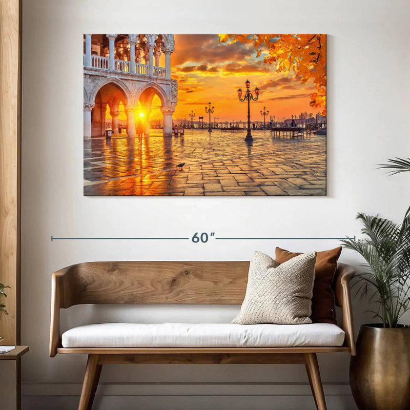 Ravi Piazza Di San Marco, H 32 po x l 48 po