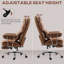 Fauteuil de bureau 400LBS, brun-637129511