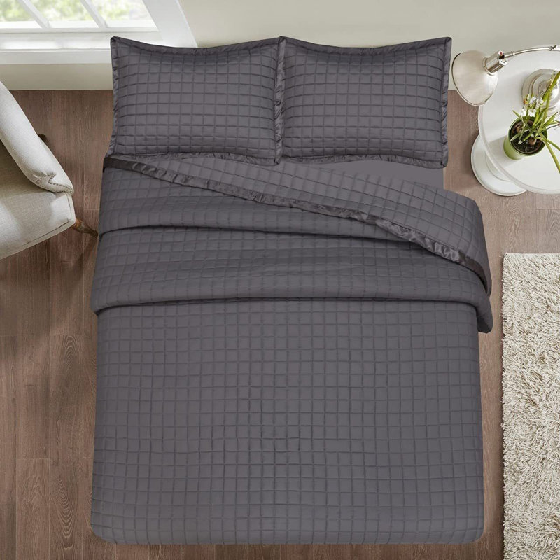 Boxton Bedspread, W180 x L240cm, Grey