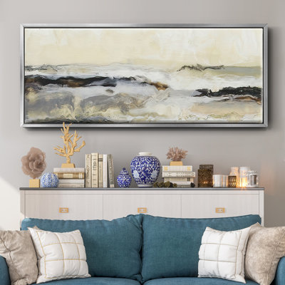 Joyeux horizon I - toile encadrée