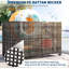Organisateur de rangement pour piscine avec roulettes, grand chariot roulant extérieur en mailles pour nouilles de piscine, jouets, flotteurs, équipement, bac de rangement de piscine robuste avec roulettes verrouillables-128967855