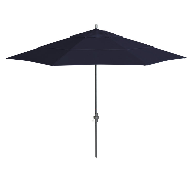 Housel 132'' Umbrella, Navy Blue- Olefin