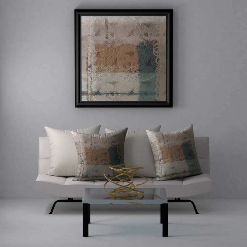 Abstract Throw Pillow, 24" x 24"