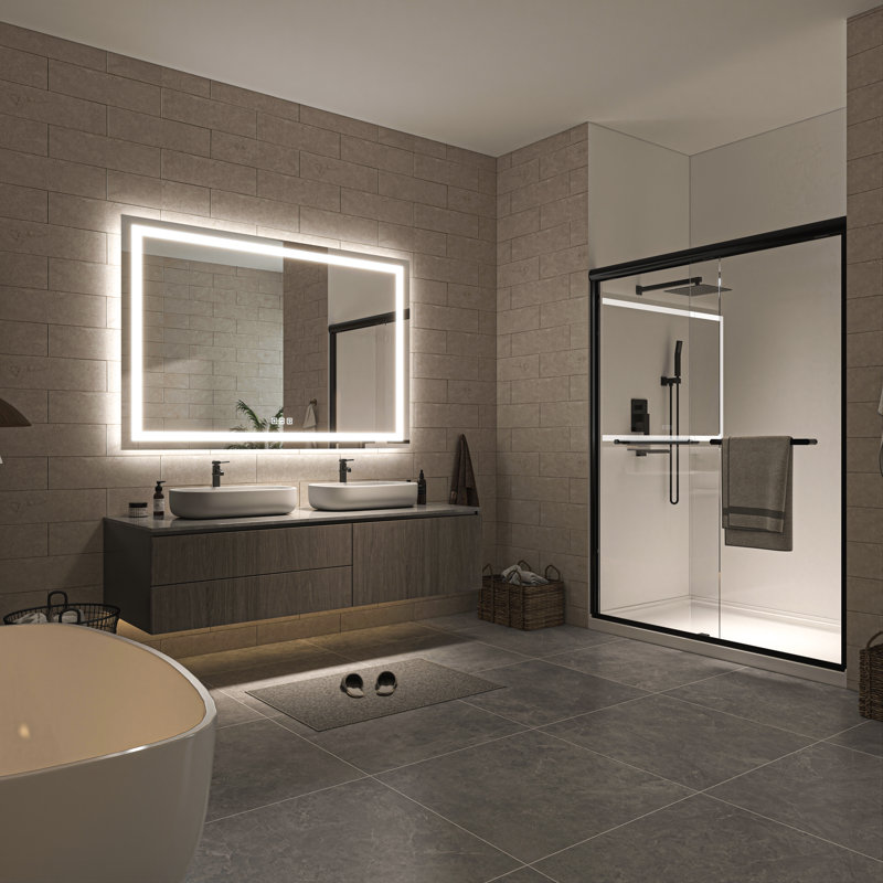 Ulrika Flat LED Mirror, 60" x 40", Rectangle