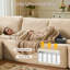 Canapé modulaire rembourré avec coussins Billie Modern-2103695004