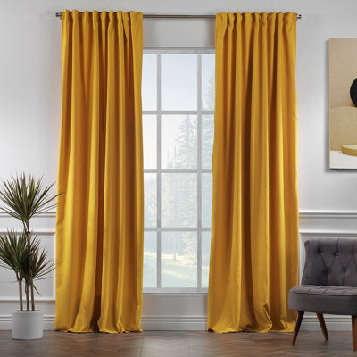 Room Darkening Single Curtain Panel