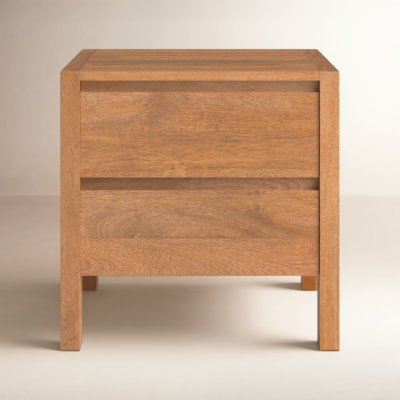 Stills 2 - Drawer Solid Wood 22" Nightstand