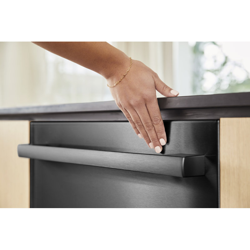 800 Series 24" Top Control Built-In Dishwasher with Stainless Steel Tub and Flexible 3Rd Rack, Black Inox