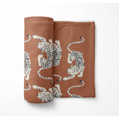 Hey Tiger Ultra Plush Velveteen Fleece Blanket