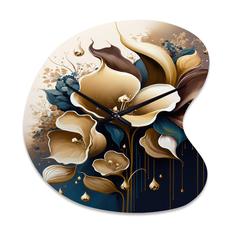 Horloge murale en forme de lys Calla, Petit