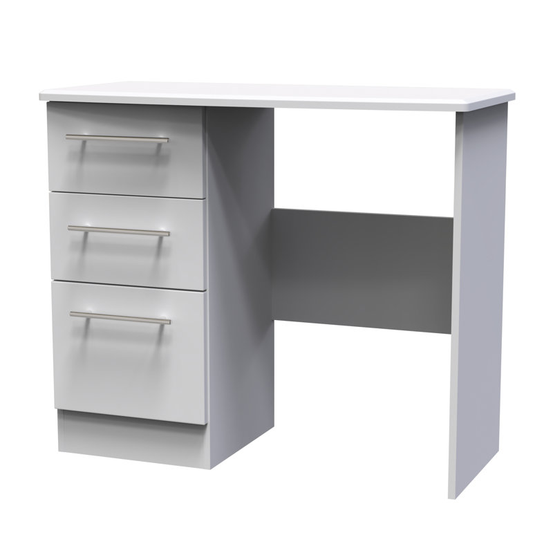 Fully Assembled Levine Dressing Table, Grey Matt